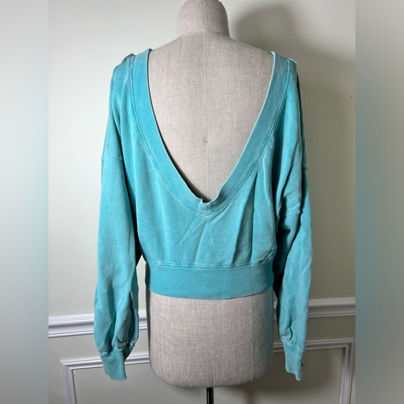 Free People Take Me Back Pullover Galapagos - Picture 3 of 4